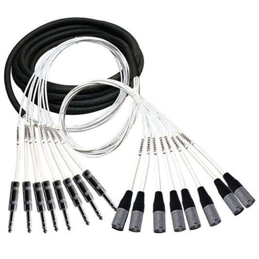 Rapco-Horizon MT8FM 8-Channel XLRM to XLRF Snake | Length: 10 feet