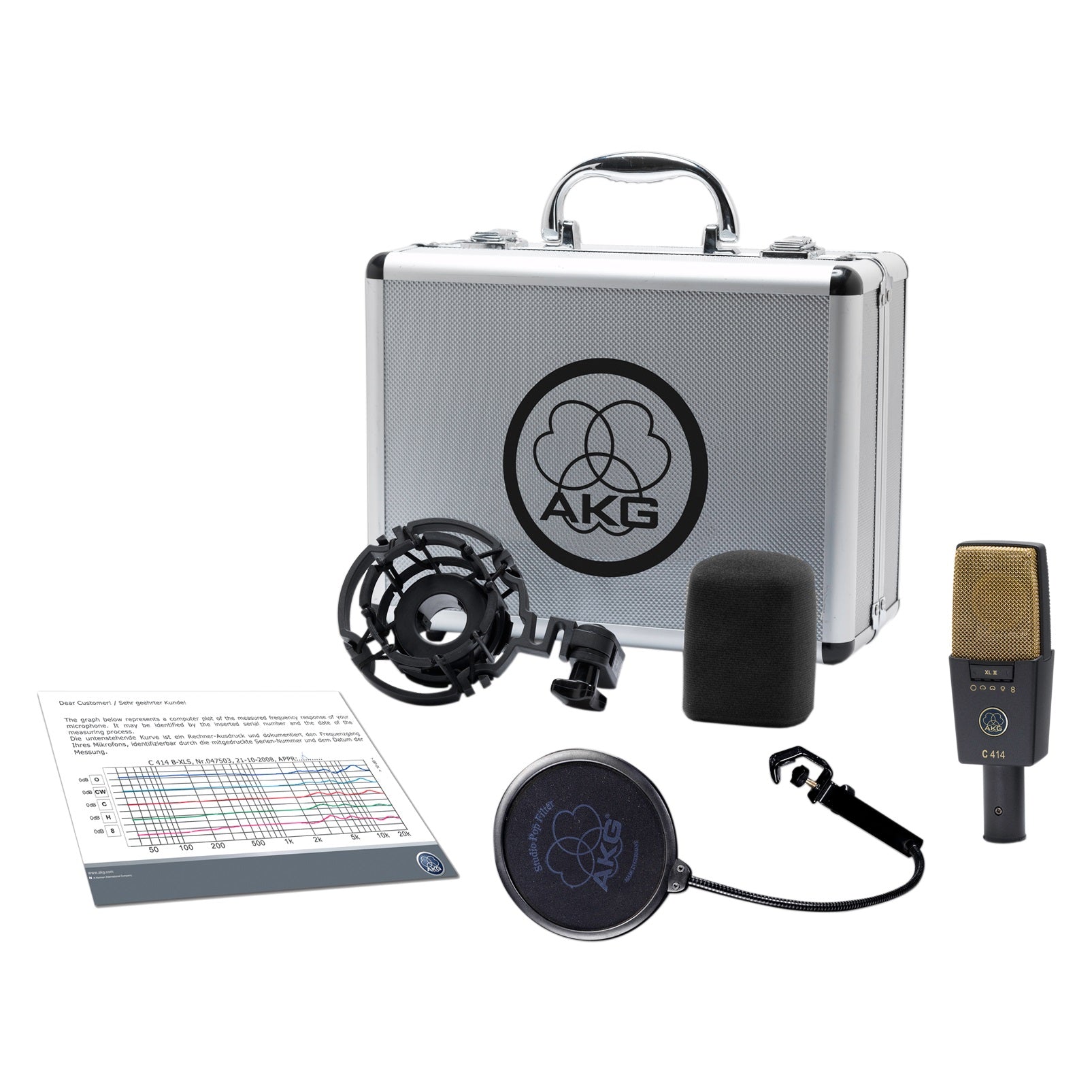 AKG C414 XLII Large Diaphragm Condenser Microphone – SoundPro