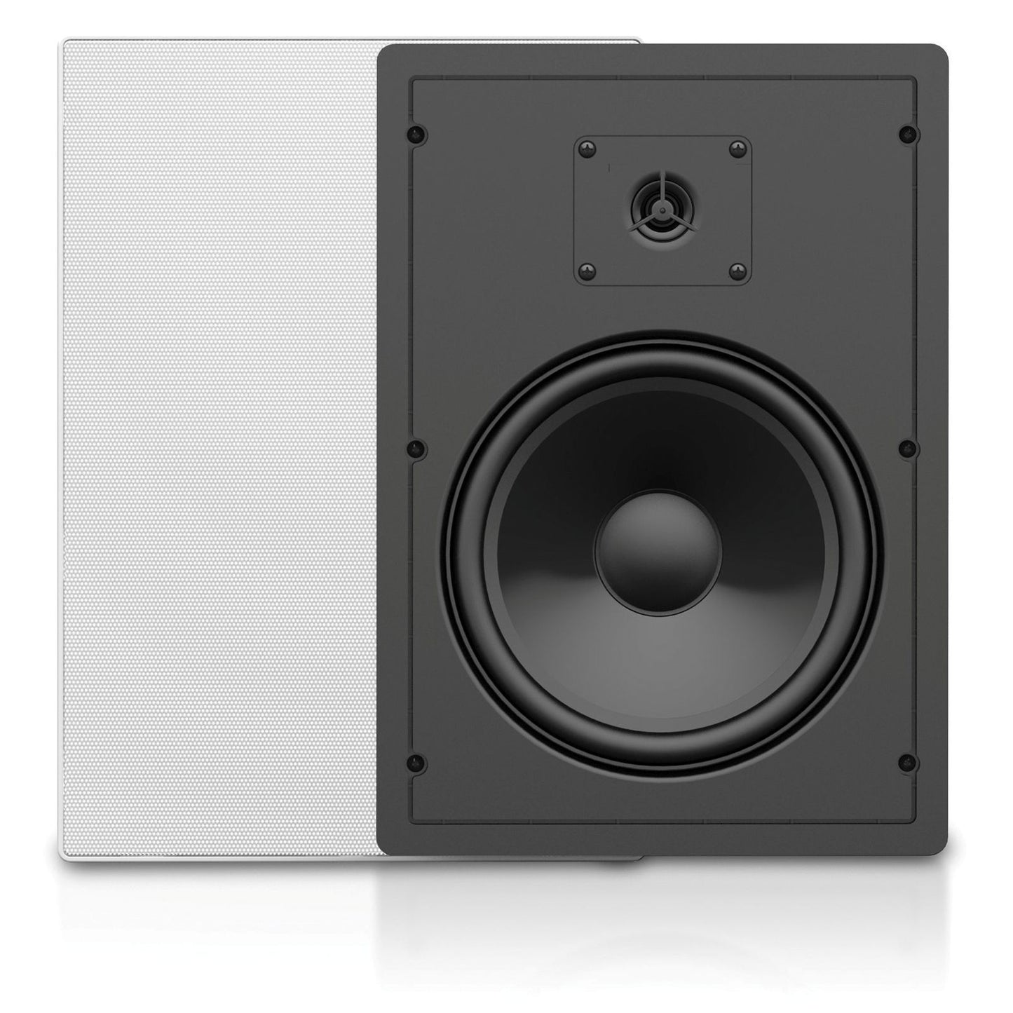 AtlasIED MUSICA In-Wall Speaker Pair 2-Way Passive Home Audio | 8 inch