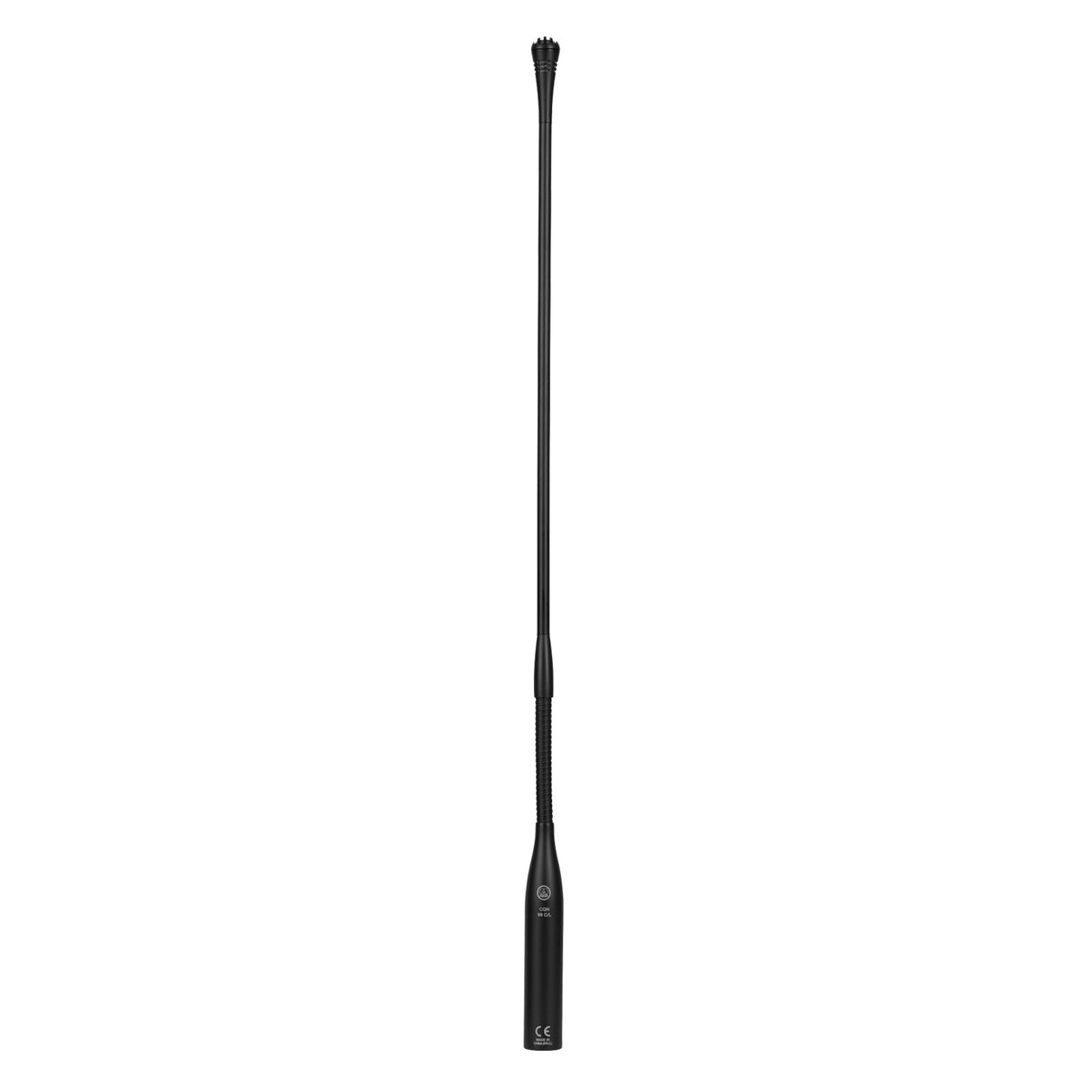 CGN99-C/L gooseneck microphone full-length vertical view showing flexible segment and CGN 99 C/L labeled base, AKG