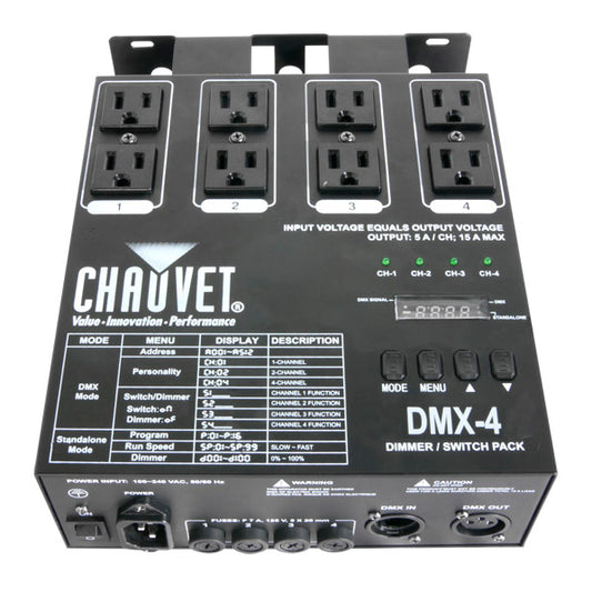 Chauvet DJ DMX-4 Dimmer/Relay Pack