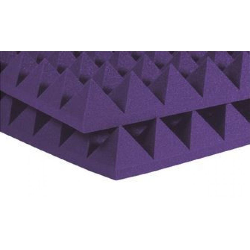 AURACO 4PYR22PUR_HP 4" Studiofoam Pyramids (6-pack, 2'x2'x4", Purple)
