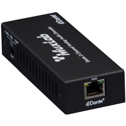 MUXLAB 500552 Dante 2-Channel Analog Audio Decoder