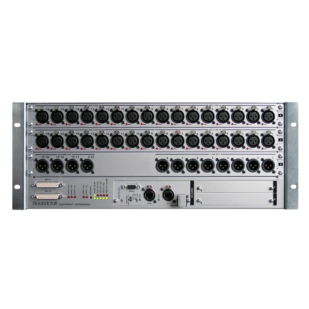 Soundcraft 5031234 Compact Stagebox 32/16 Cat 5