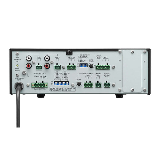 TOA BG-2120 CU 5-Input Mixer Amplifier For Background Audio | 120W