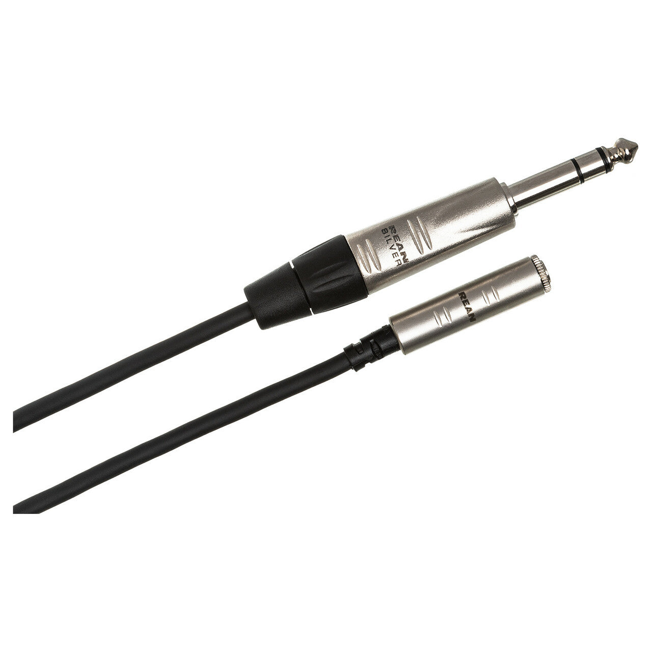 Hosa Pro REAN 3.5mm to 1/4 TRS Headphone Adapter Cable slant