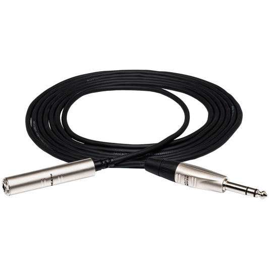 Hosa Pro REAN 1/4 TRS to 1/4 TRS Headphone Extension Cable