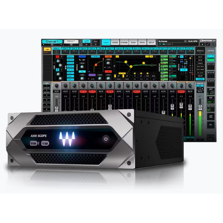 Waves eMotion LV1 64-Channel Mixer + Axis Scope