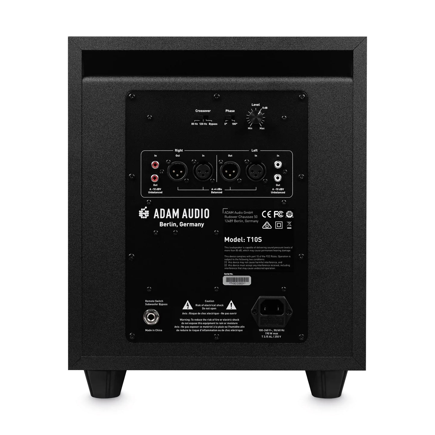 ADAM Audio T10S Studio Subwoofer