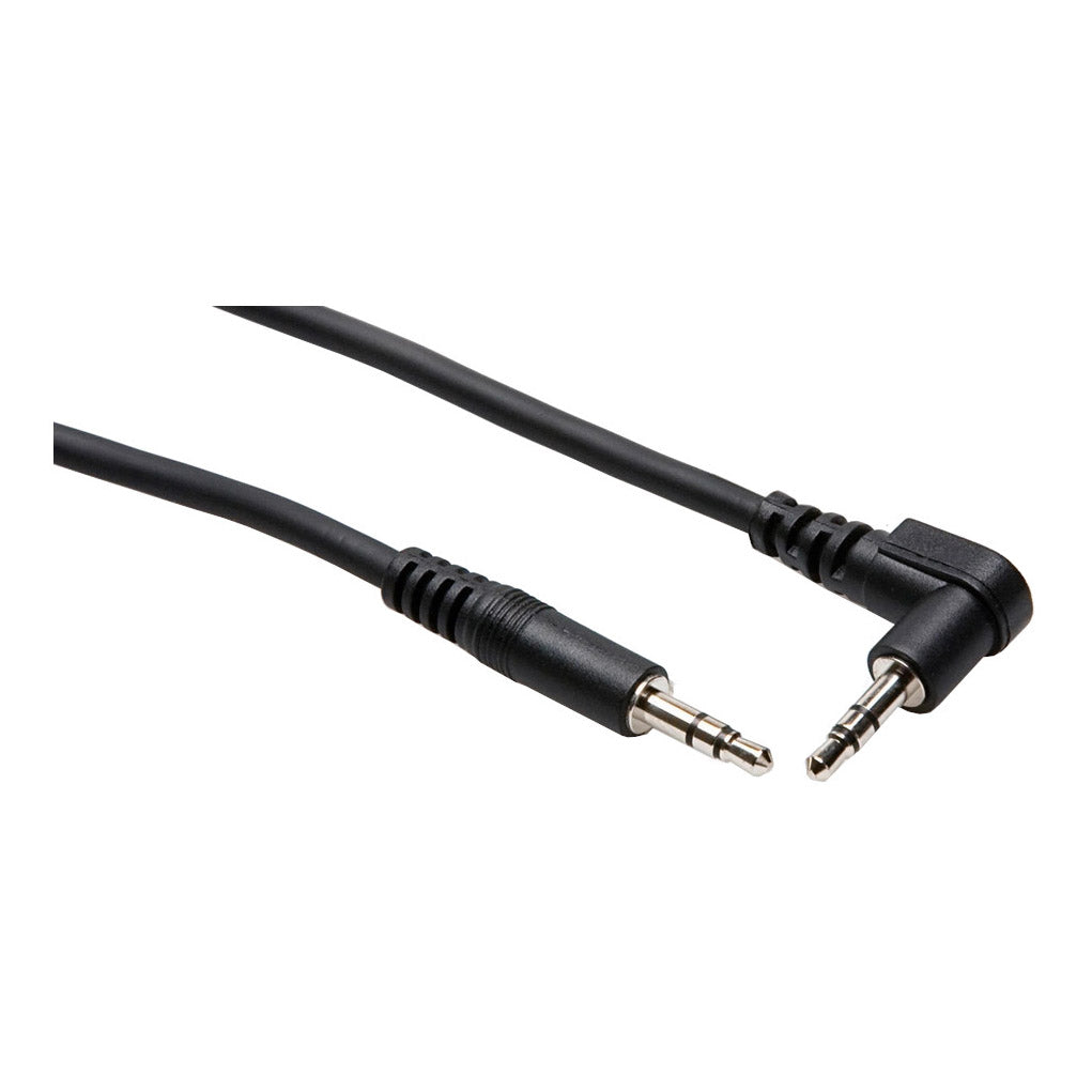Hosa 3.5mm TRS to Right-Angle 3.5mm TRS Stereo Interconnect Cable