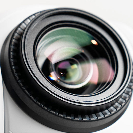 BirdDog P4K 4K Full NDI PTZ Camera white lens detail