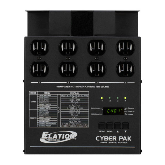 Elation Cyber Pak 4-Channel Dimmer / Relay Pack