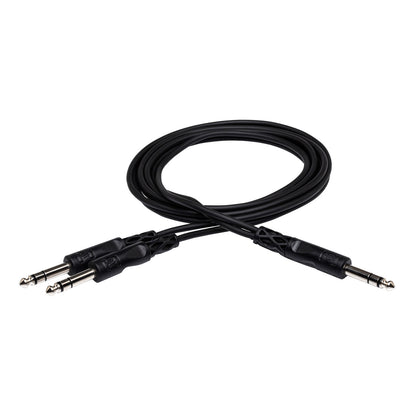 Hosa 1/4 TRS to Dual 1/4 TRS Y Cable