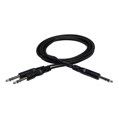 Hosa 1/4 TRS to Dual 1/4 TRS Y Cable