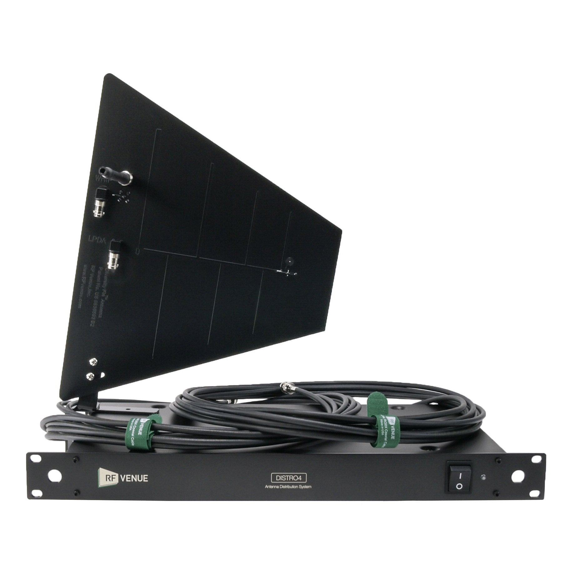RF Venue DFINBDISTRO4 Distribution System with Antenna, Black