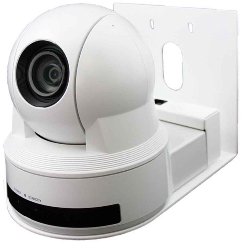 VADDIO 535-2000-236W Thin Profile Wall Mount Bracket For Evi-D80/Evi-D90 Cameras - White