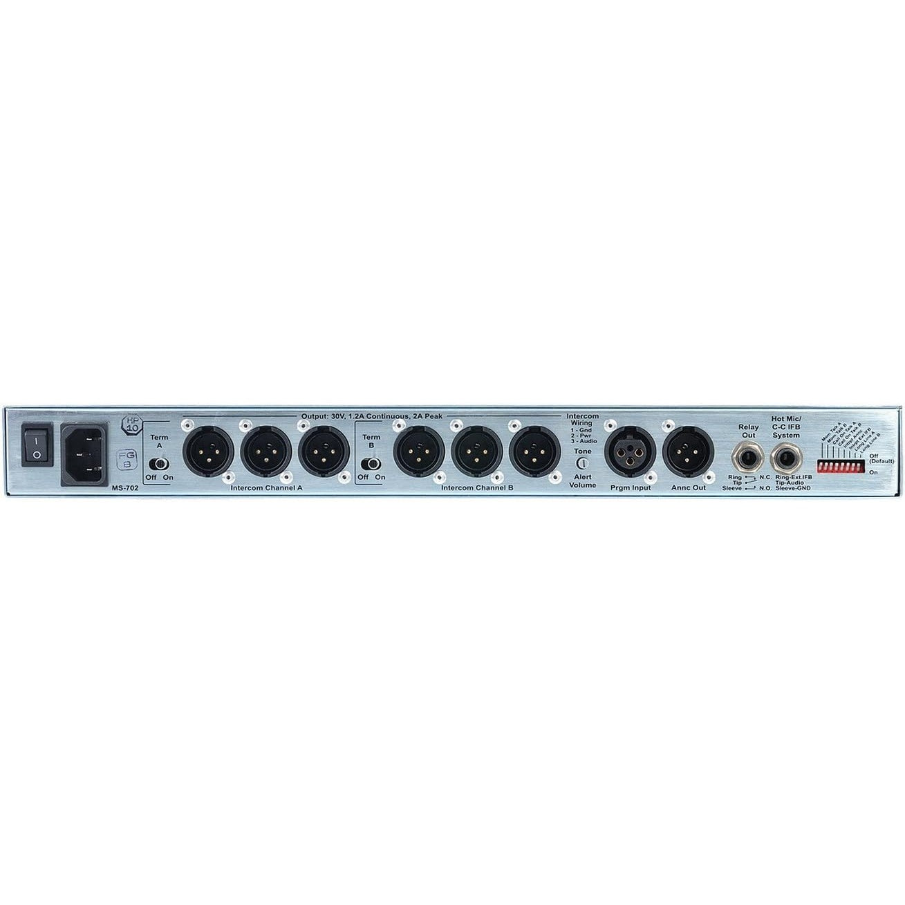 Clear-Com MS-702 Encore 2-Channel Main Station