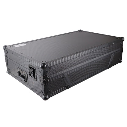 ProX ATA Flight Case For Pioneer XDJ-XZ DJ Controller with 1U Rack Space and Wheels | Black/Black | With Laptop Shelf
