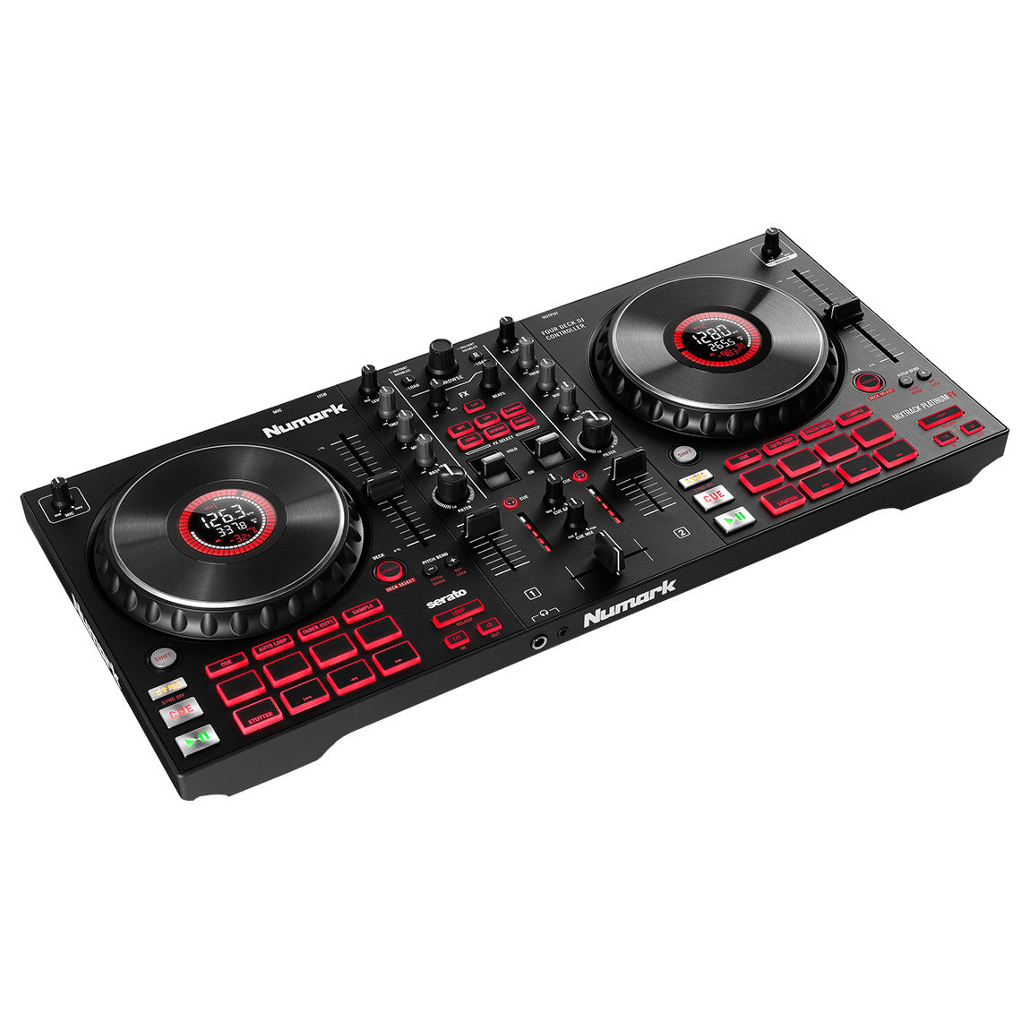 Numark Mixtrack Platinum DJ Controller angle