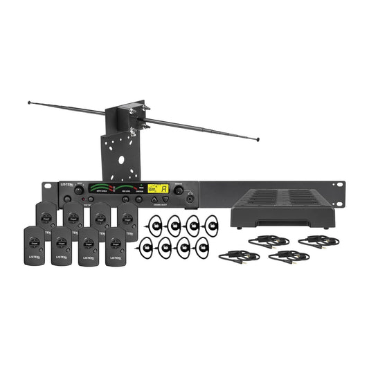 Listen Technologies Meeting House RF Assisted Listening System With Drop-In Charging | Complete Package
