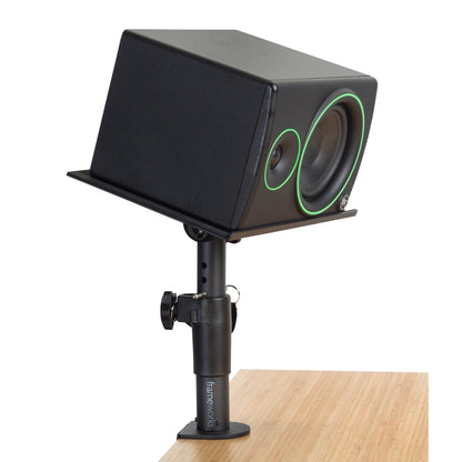 Gator GFWSPKSTMNDSKCMP Frameworks Clamp-On Studio Monitor Stand
