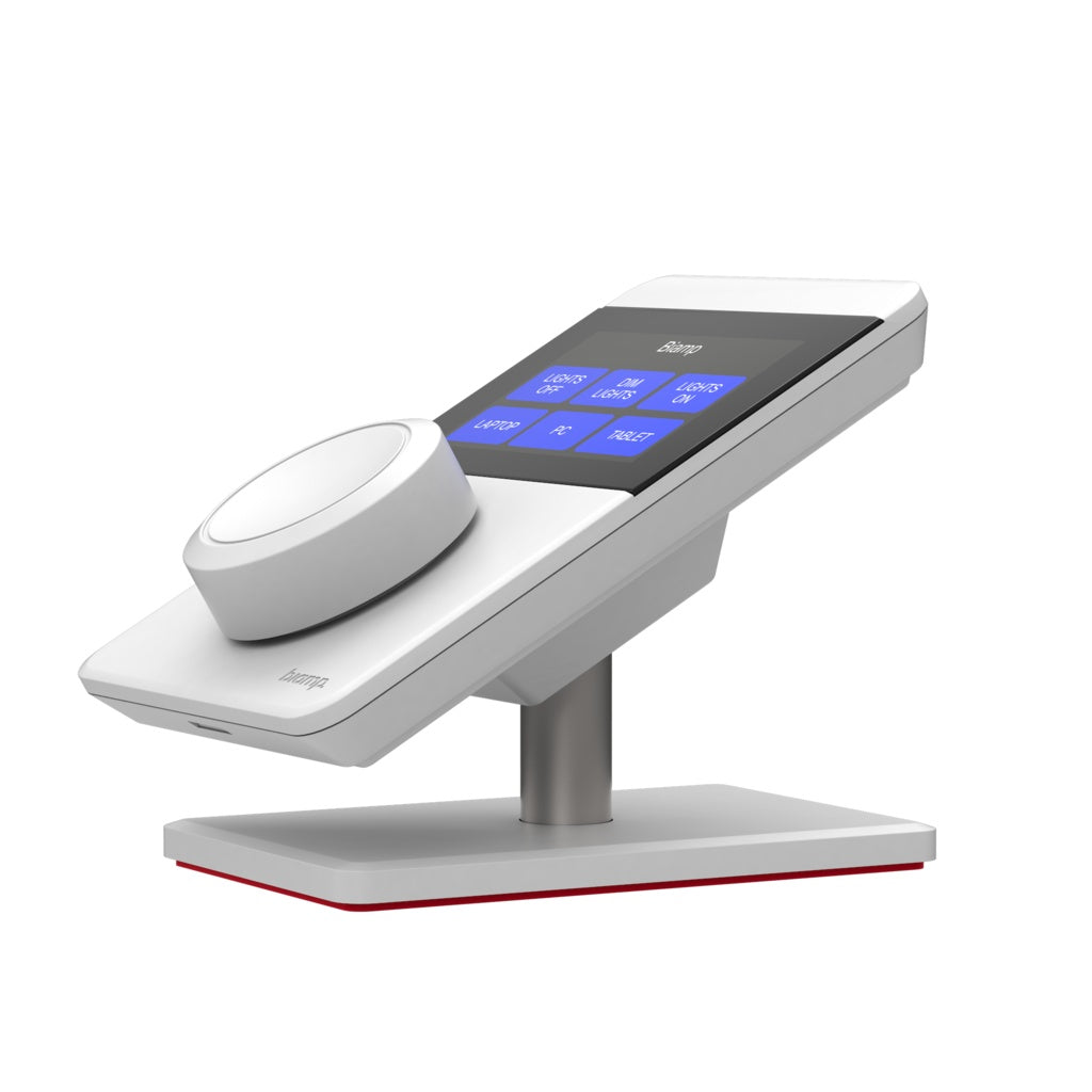 Biamp Apprimo TEC-X Networked Control Pad With LCD | White