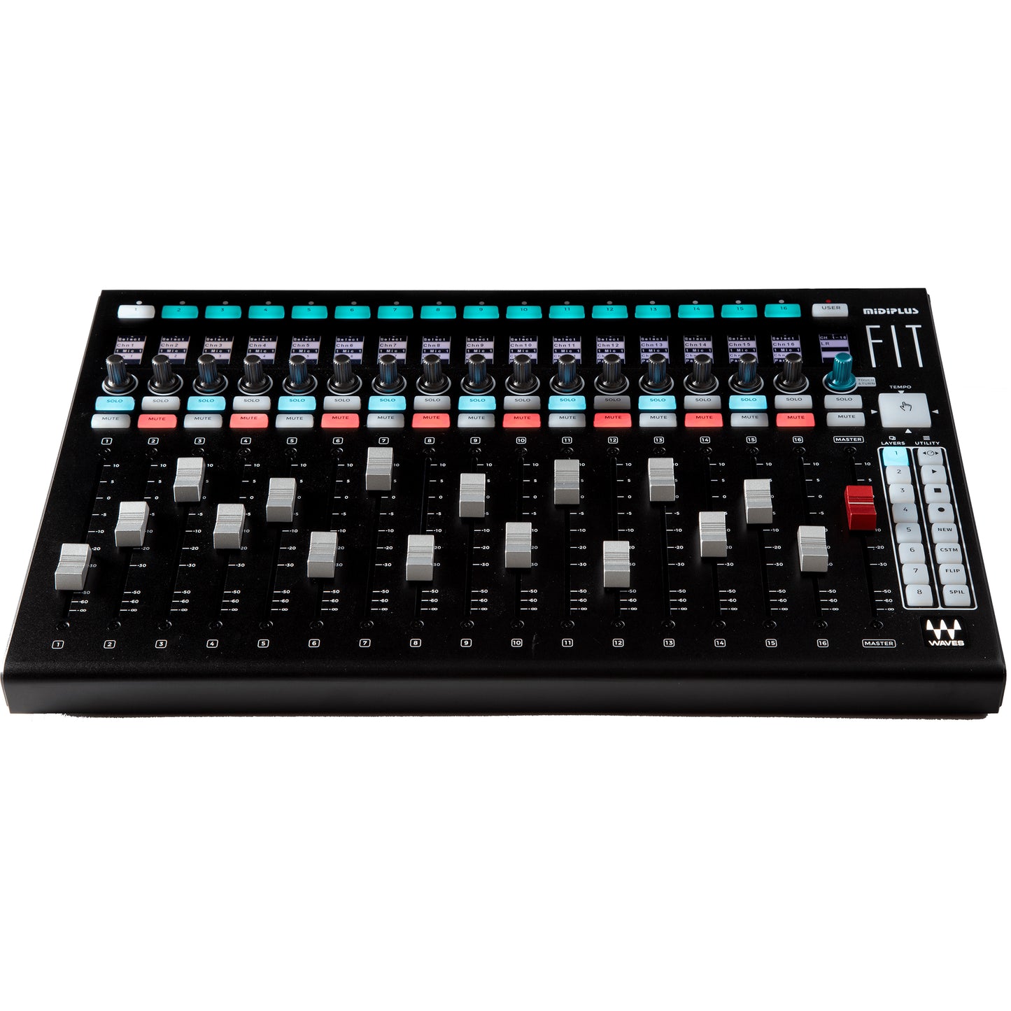 Waves FIT Controller for eMotion LV1 - front angle