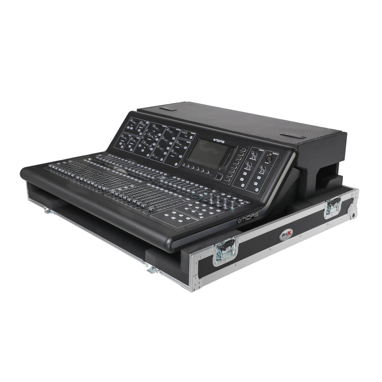 ProX ATA Flight Case for Midas M32 Console Road Case With Casters | With Doghouse