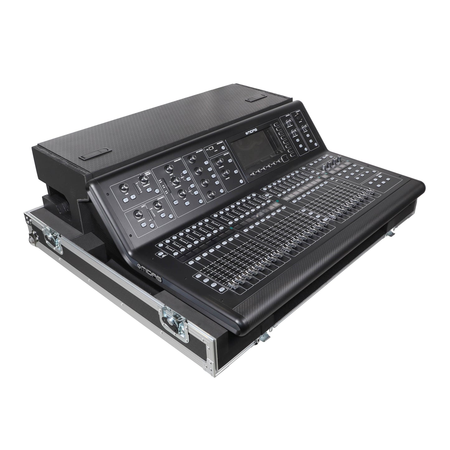ProX ATA Flight Case for Midas M32 Console Road Case With Casters | With Doghouse