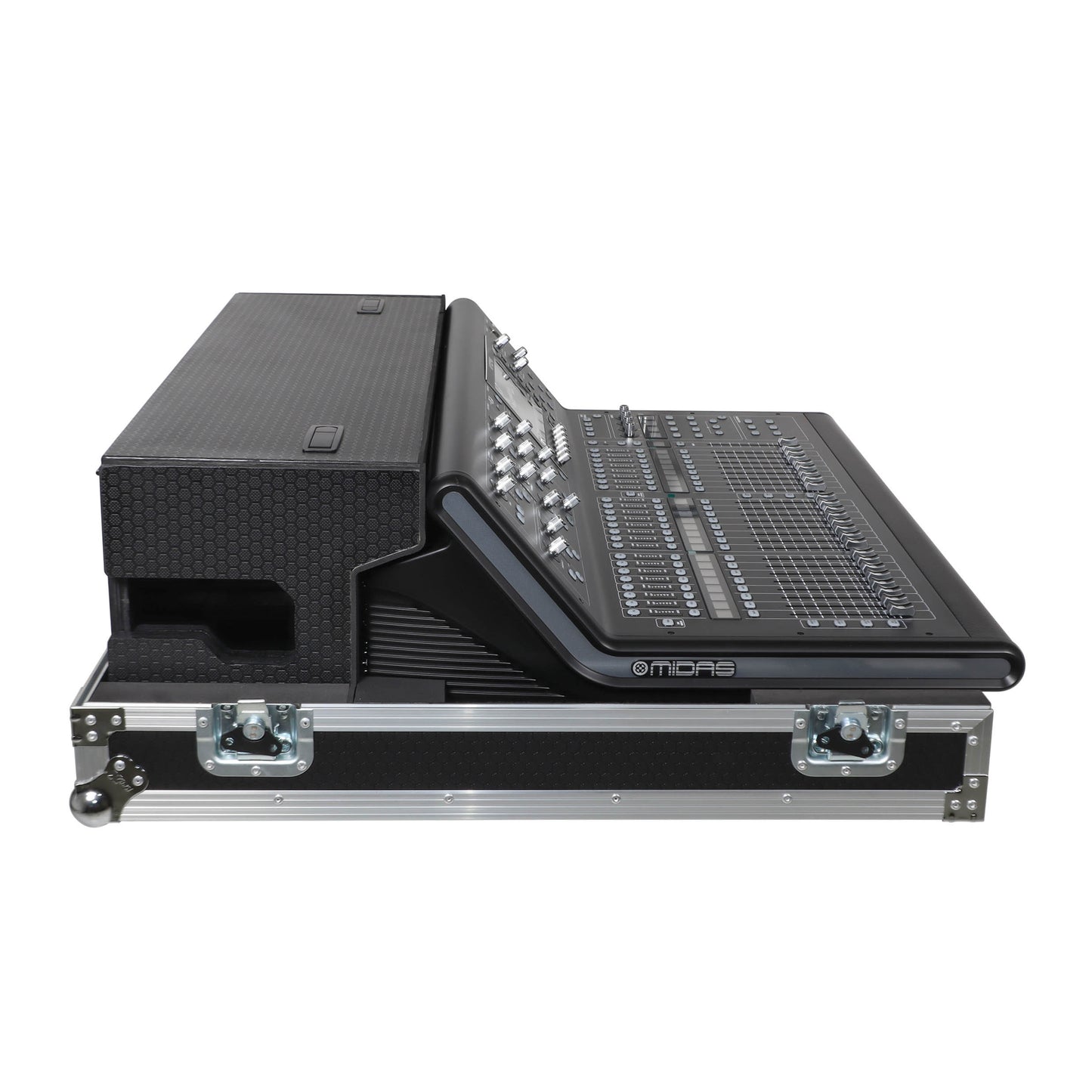 ProX ATA Flight Case for Midas M32 Console Road Case With Casters | With Doghouse