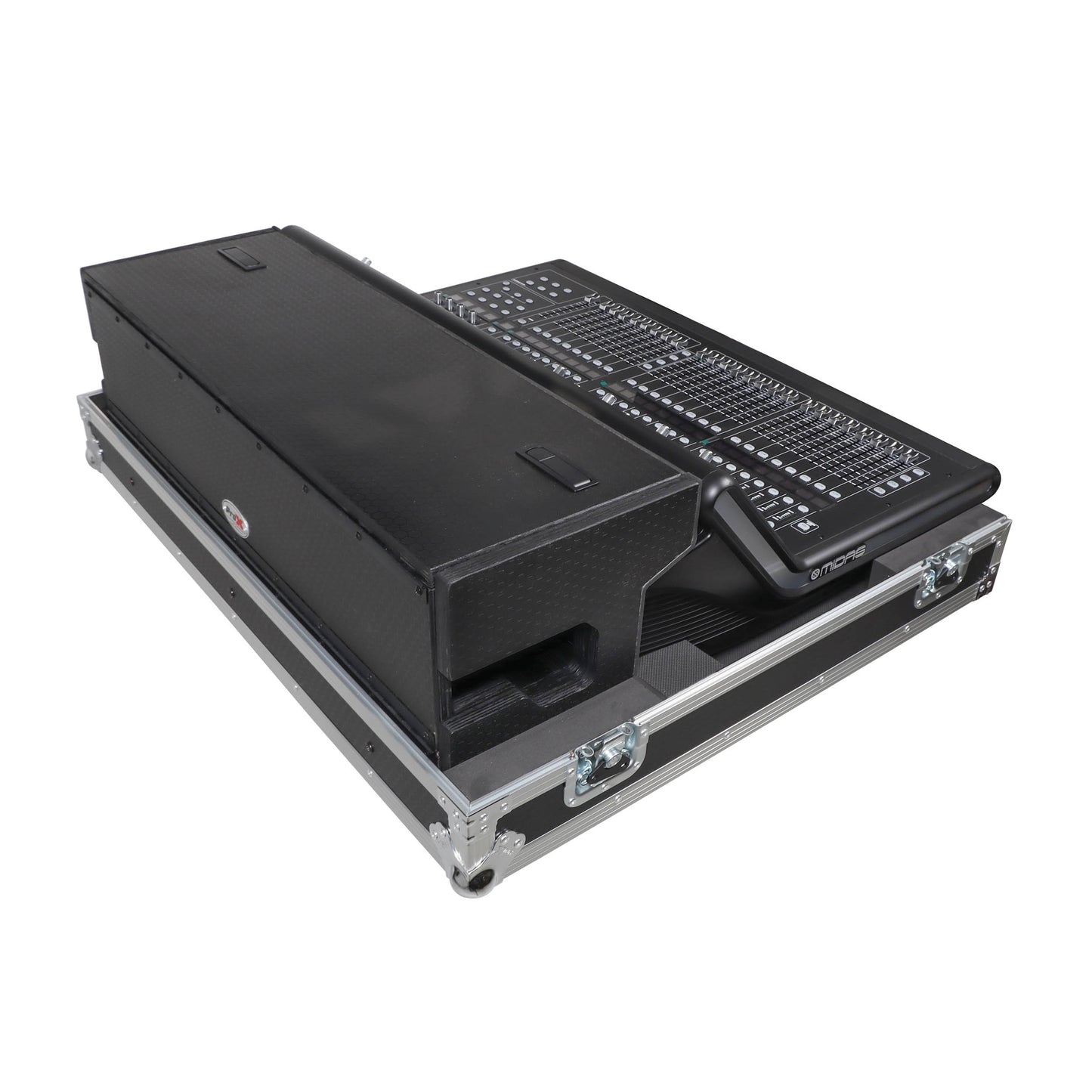 ProX ATA Flight Case for Midas M32 Console Road Case With Casters | With Doghouse