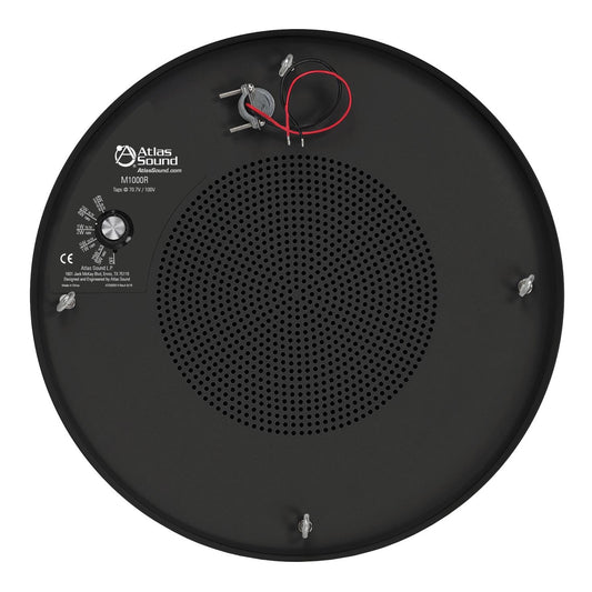 AtlasIED M1000R 8 Dual Cone Sound Masking Speaker black