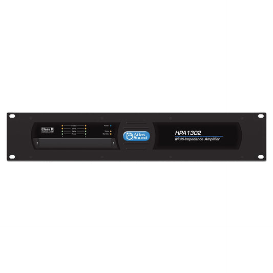 AtlasIED HPA1302 HPA Series Dual-Channel Commercial Amplifier | 1300W