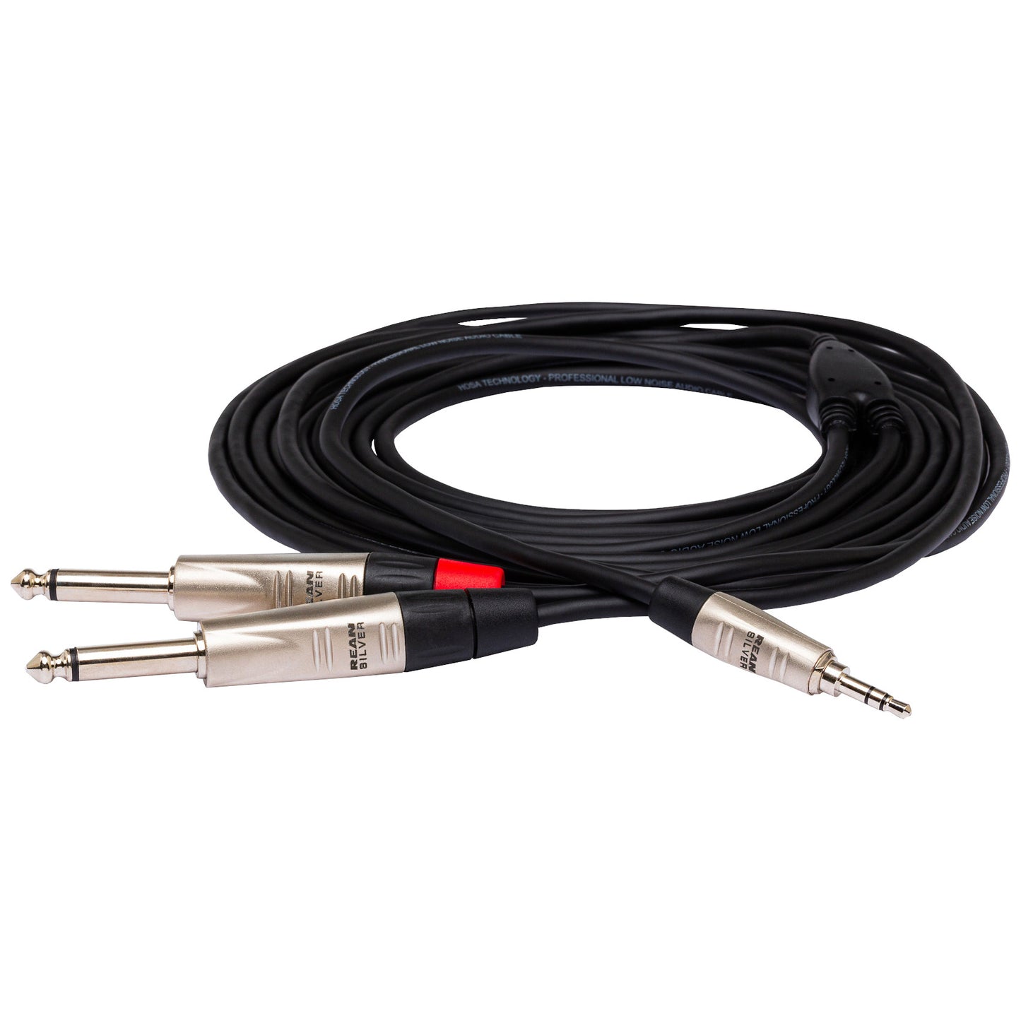 Hosa Pro REAN 3.5mm TRS to Dual 1/4 TS Stereo Breakout Cable