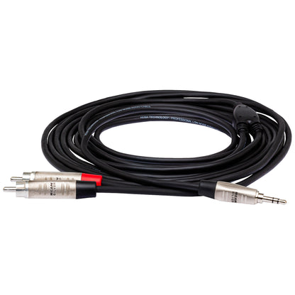 Hosa Pro REAN 3.5mm TRS to Dual RCA Stereo Breakout Cable