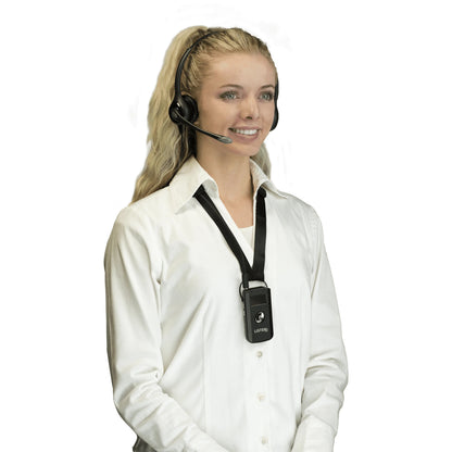 Listen Technologies LA-453 Dual-Earpiece Over-Head Headset