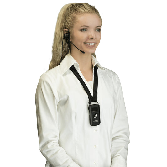 Listen Technologies LA-451 Headset 1 Ear Speaker With Boom Mic