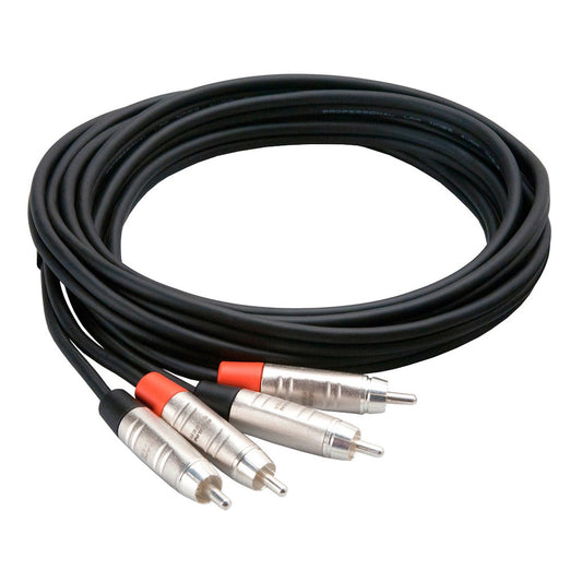 Hosa Pro Dual REAN RCA to Same Stereo Interconnect Cable