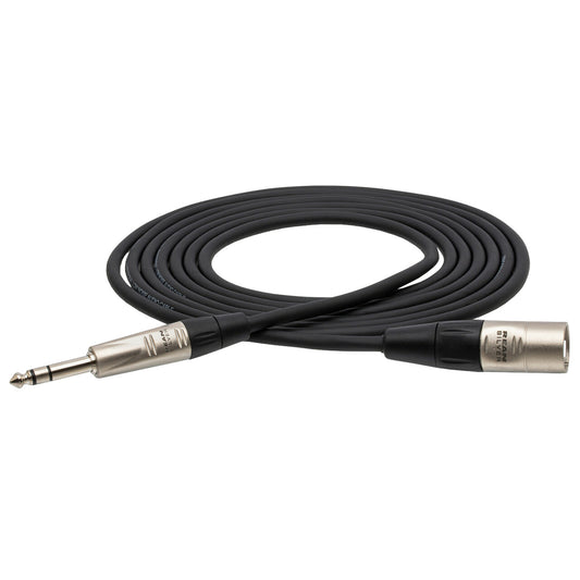 Hosa Pro REAN 1/4 TRS to XLR3M Balanced Interconnect Cable coil