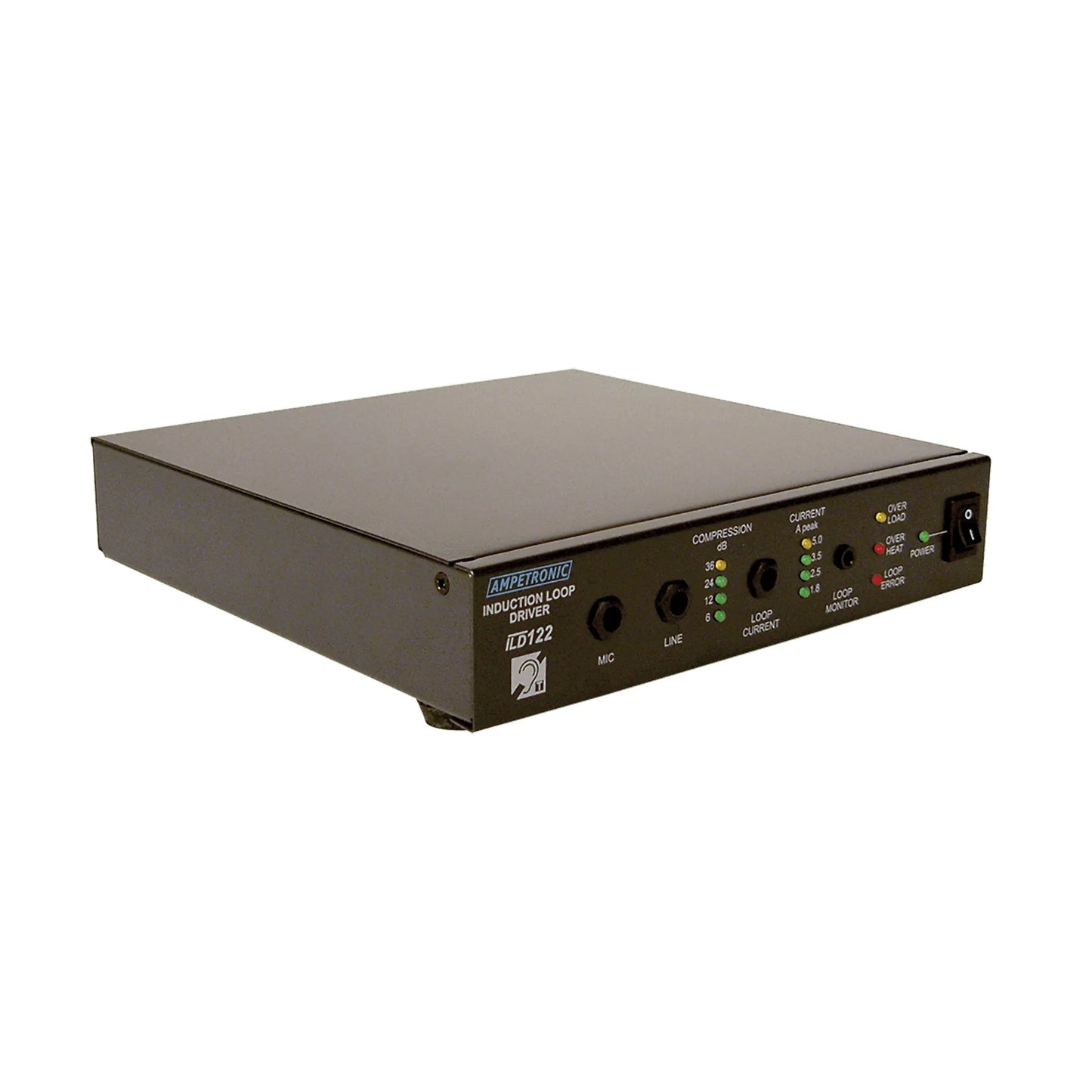 Listen Technologies Induction Loop Driver Professional ASL Amplifier | 3.5 Amps | Rack/Shelf Mount