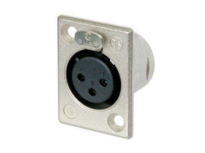 Neutrik NC3FP-1 Panel Mount Connector
