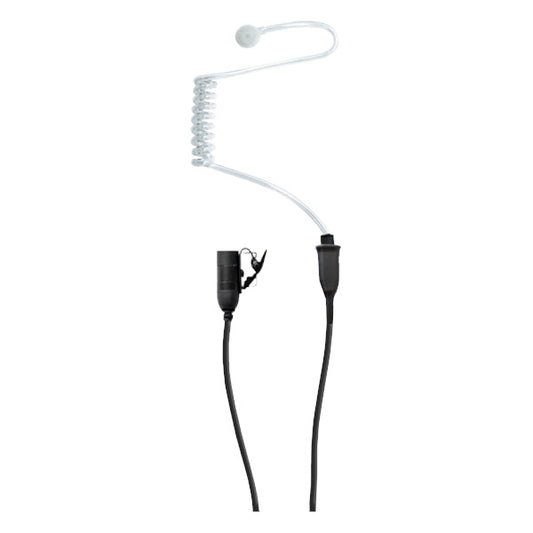 Pliant Technologies MicroCom Lavalier Microphone and Eartube, Dual 3.5mm