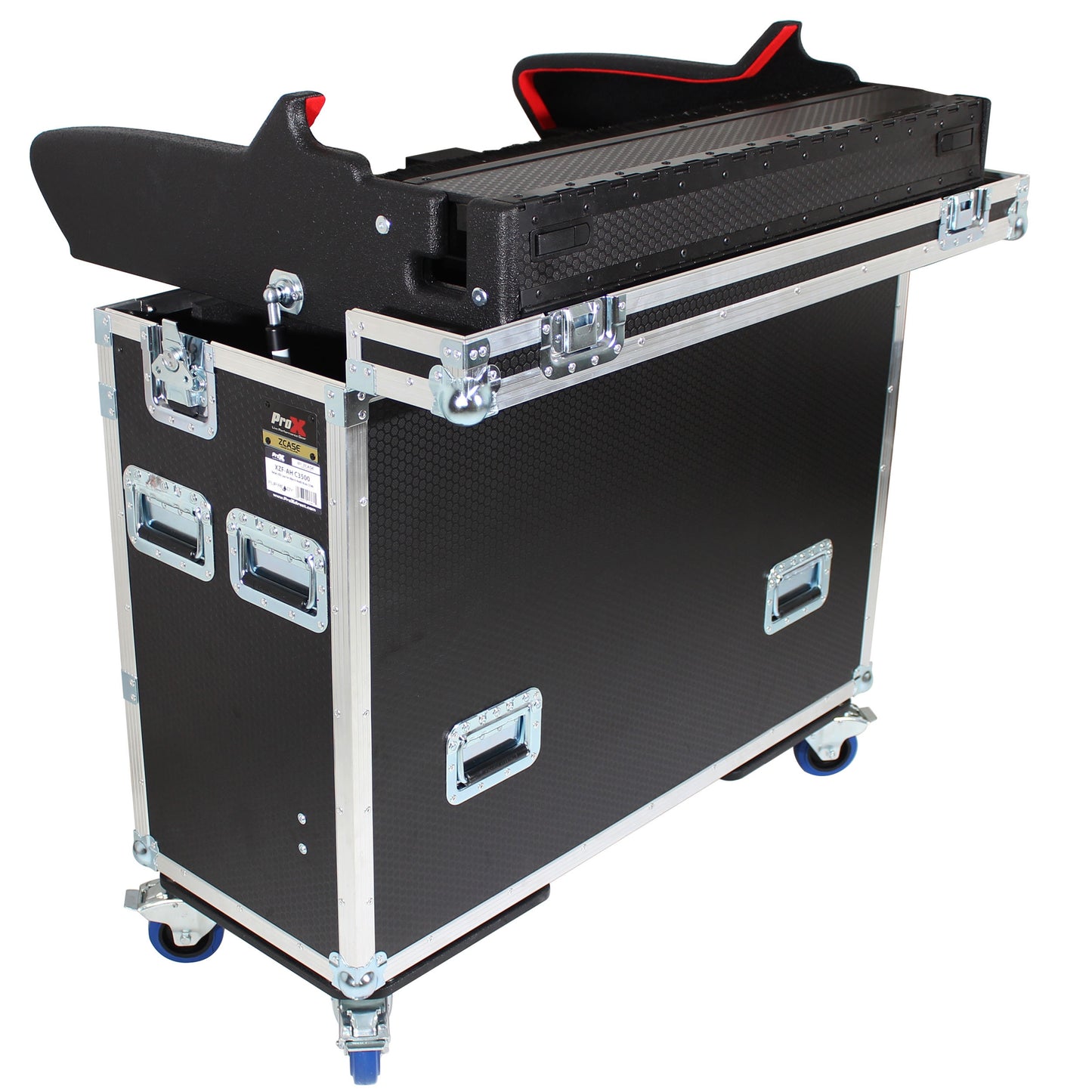 ProX Flip-Ready Hydraulic Console Case For Digital Audio Consoles | Allen & Heath DLive C3500 | Fixed