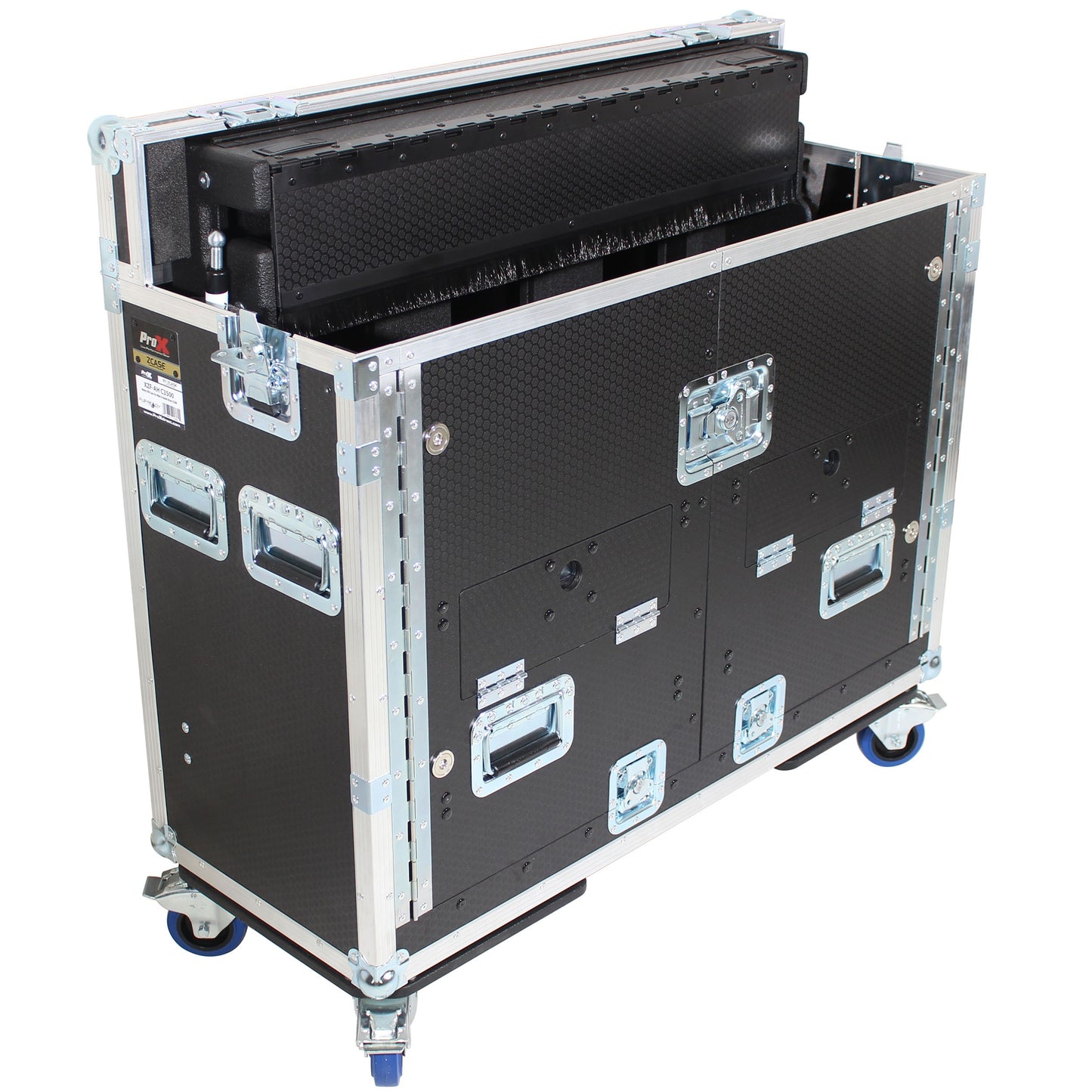 ProX Flip-Ready Hydraulic Console Case For Digital Audio Consoles | Allen & Heath DLive C3500 | Fixed