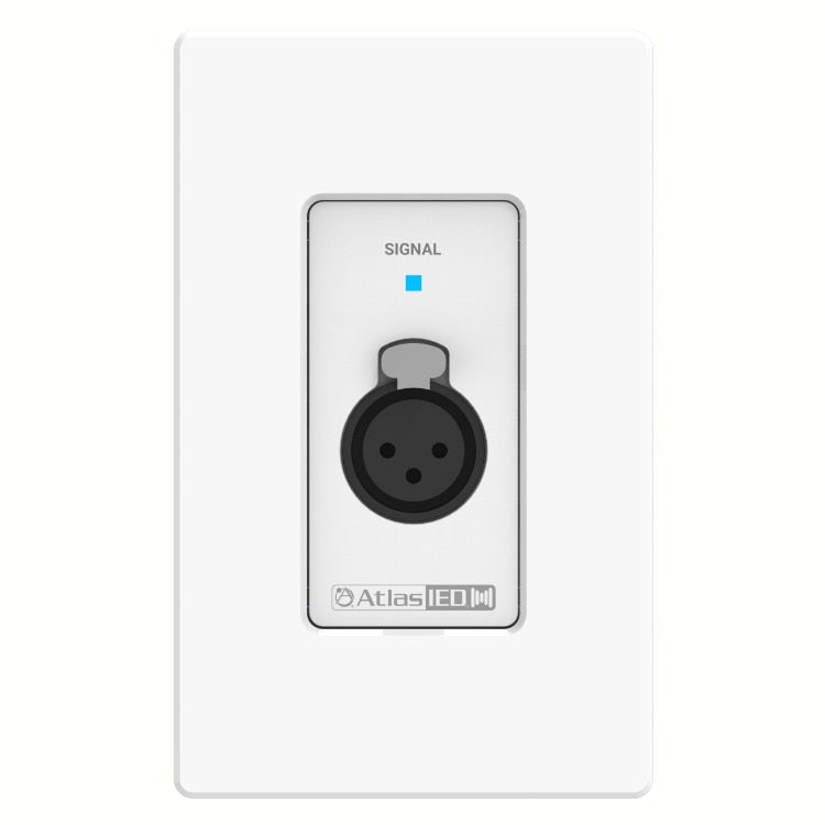 AtlasIED A-XLR ATMOSPHERE Remote XLR Input Wallplate