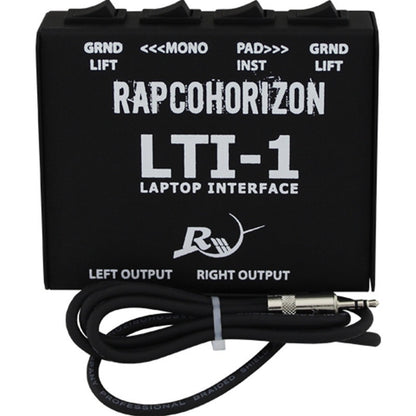 RapcoHorizon LTI-1 Laptop to Pro Audio Interface With Ground Lift
