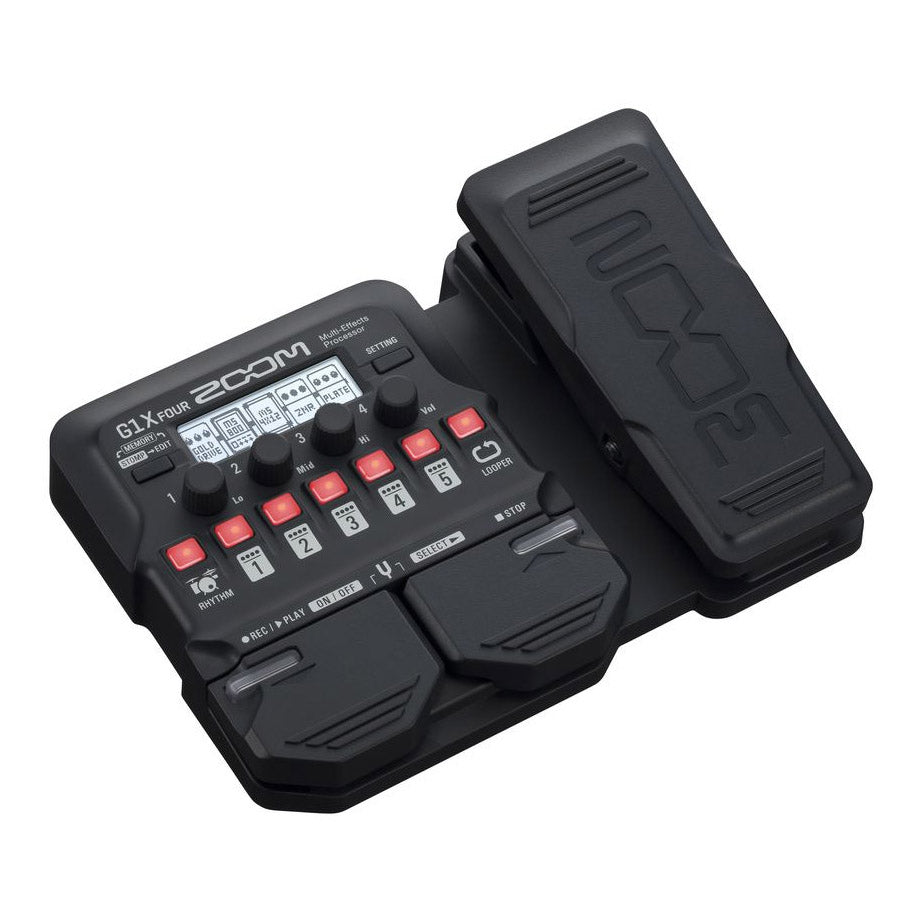 Zoom G1X Four Guitar MultiEffects Processor with Expression Pedal