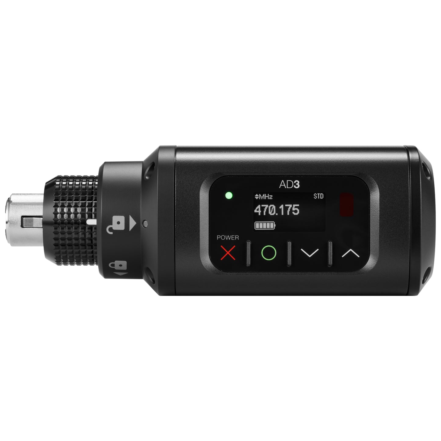Shure AD3 Axient Digital Plug-On Transmitter side