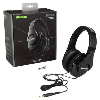 Shure SRH240A Professional Quality Closed-Back Headphones
