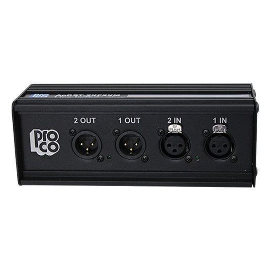 ProCo Sound AODST Dante Drop Box | 4 XLR Male